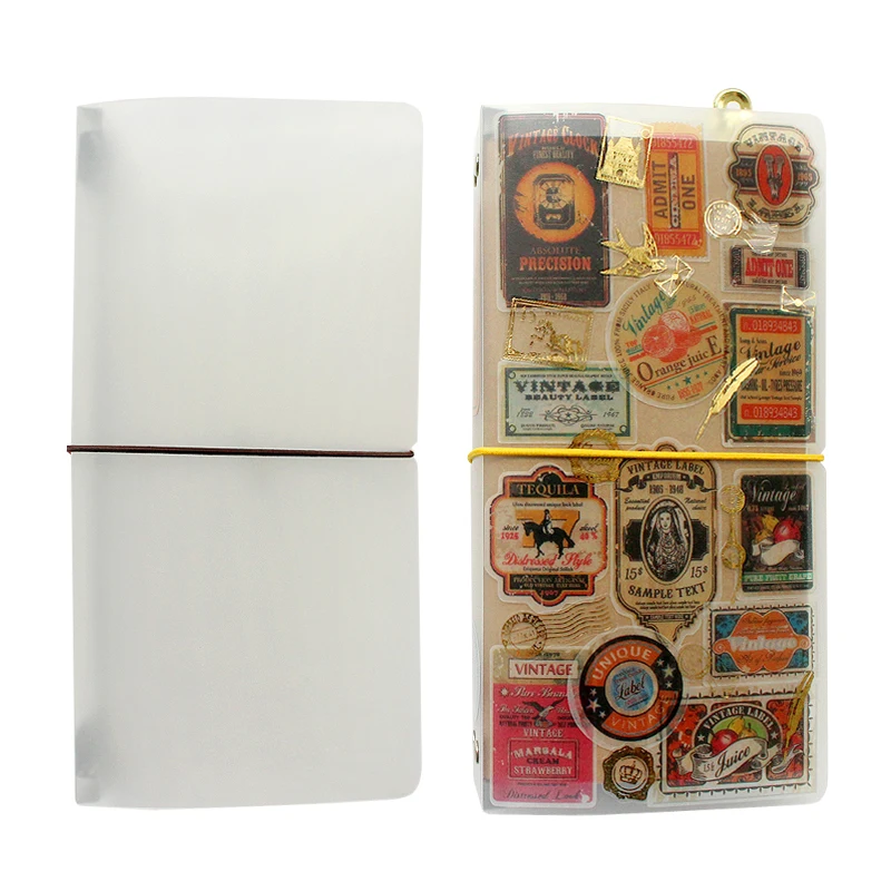 Vintage Leather Journal Notebook - Gezginler için Defter Günlüğü İç Sayfa