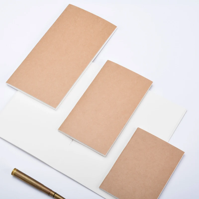 Vintage Leather Journal Notebook - Fromthenon Seyahat Defterleri İçin Doldurma Kağıtları