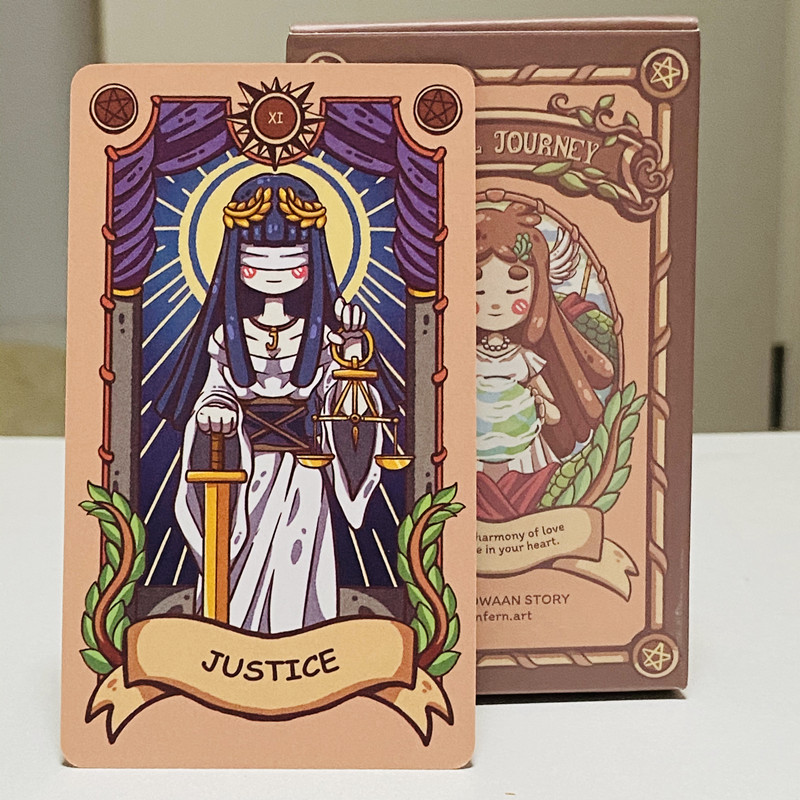 Tarot Deck With Guidebook - Neşeli Yolculuk Tarot kartları 79 adet