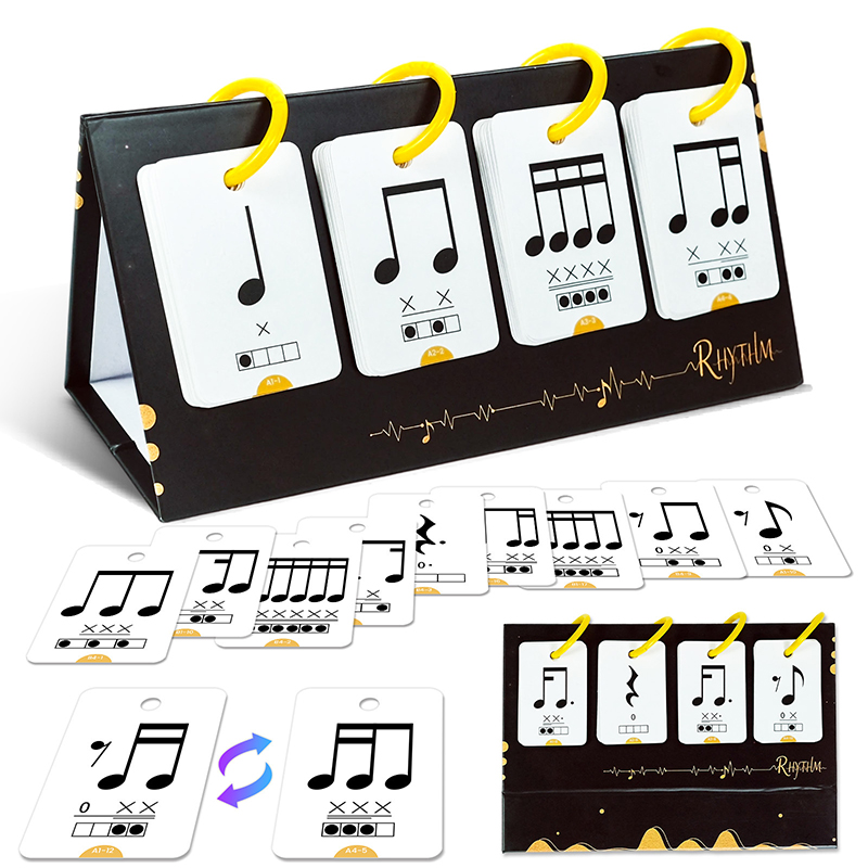 Blank Sheet Music Notebook - 【Y】72 Adet Müzik Eğitimi Öğrenme Kartları