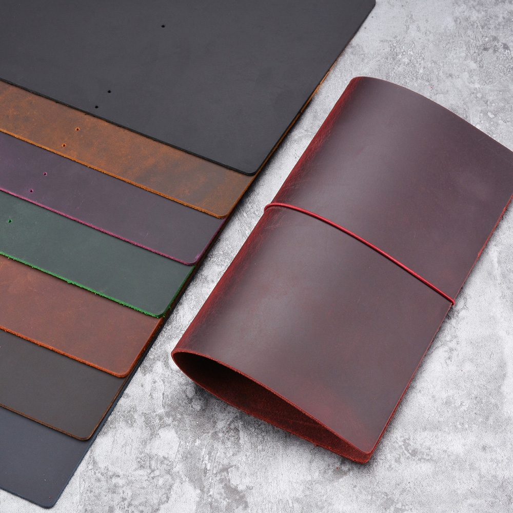 Vintage Leather Journal Notebook - DIY Defter Kapağı Çılgın At Deri
