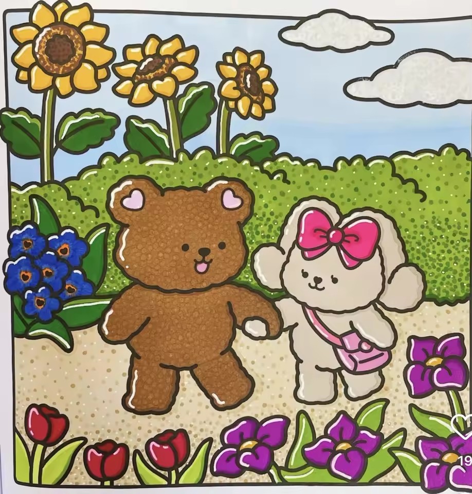 FUZZY IN LOVE Kalın-kolay Dese - Adult Coloring Book Stress Relief incelemesi ve fiyatı