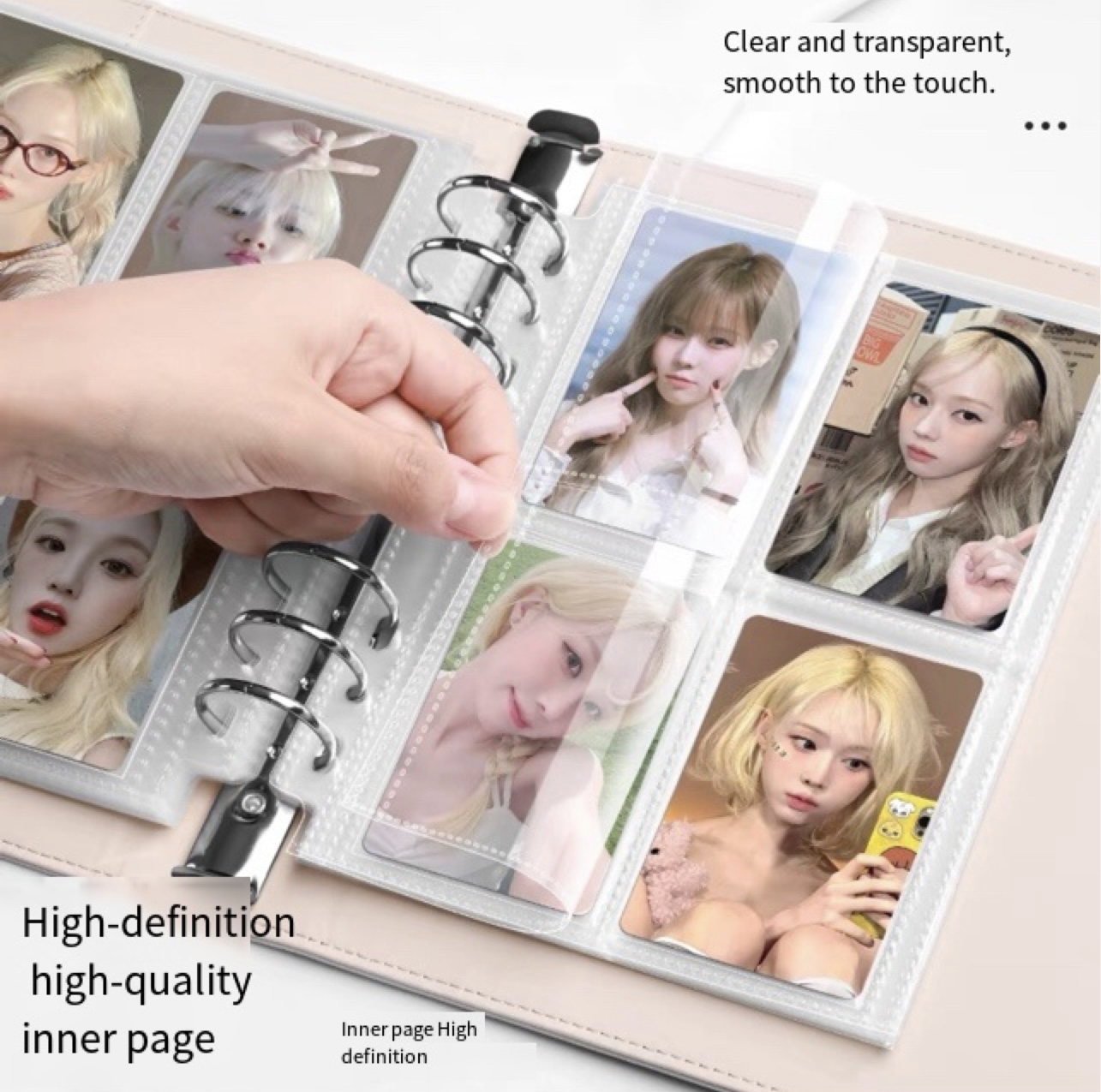 Hafif Lüks Platin A5 Ciltli De - Kpop Photo Card Binder 3 Inch incelemesi ve fiyatı