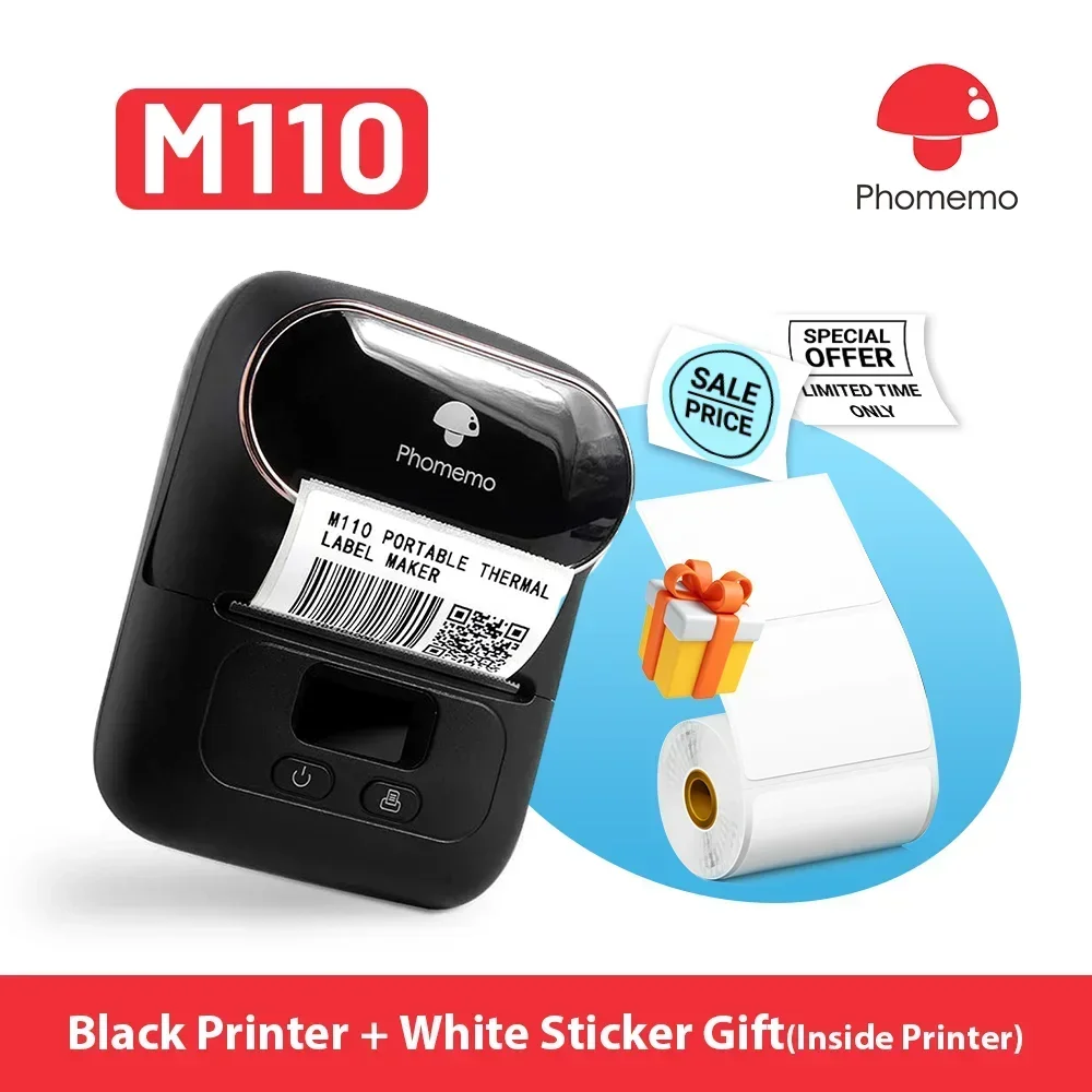 Phomemo M110 Mini Taşınabilir  - Mini Pocket Thermal Printer Paper Roll incelemesi ve fiyatı