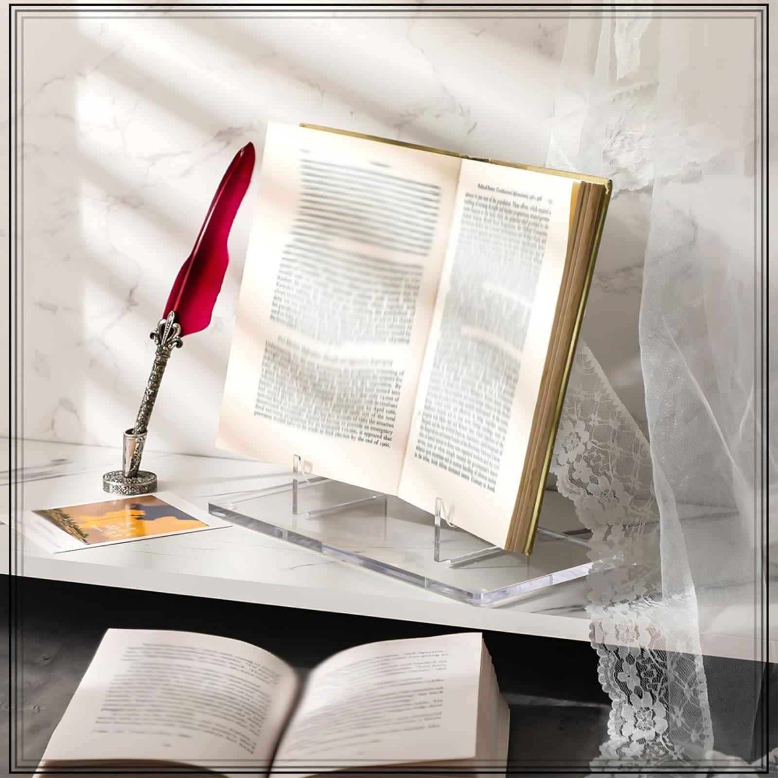 Teşhir Standı Akrilik Şeffaf P - Clear Acrylic Book Stand Holder incelemesi ve fiyatı