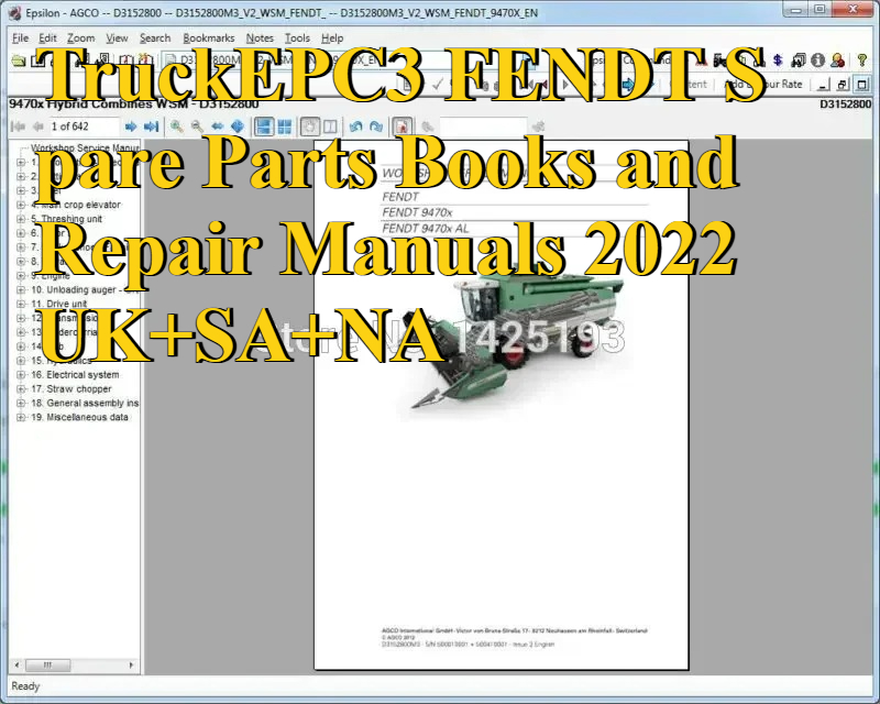 TruckEPC3 FENDT Yedek Parça Ki - Books incelemesi ve fiyatı