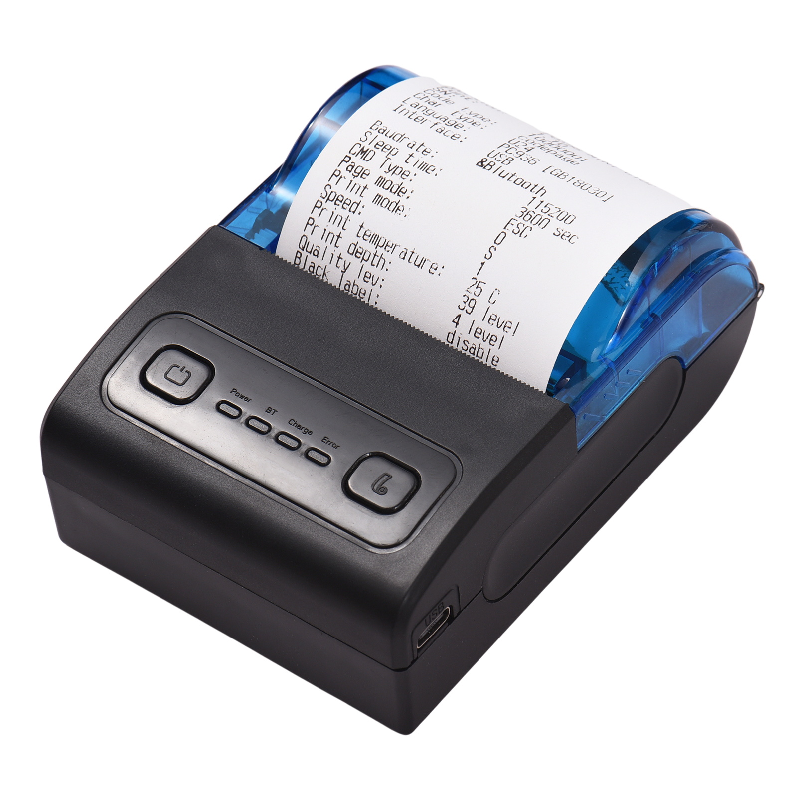 MPT-II Taşınabilir Mini Termal - Mini Pocket Thermal Printer Paper Roll incelemesi ve fiyatı
