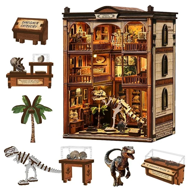 Kendin Yap Kitap Köşesi Raf Ek - Diy Wooden Book Nook Kit Shelf Insert incelemesi ve fiyatı