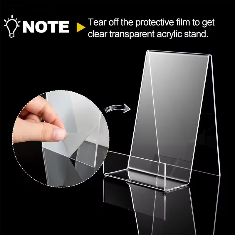 4 adet Şeffaf Ayarlanabilir Ki - Clear Acrylic Book Stand Holder incelemesi ve fiyatı
