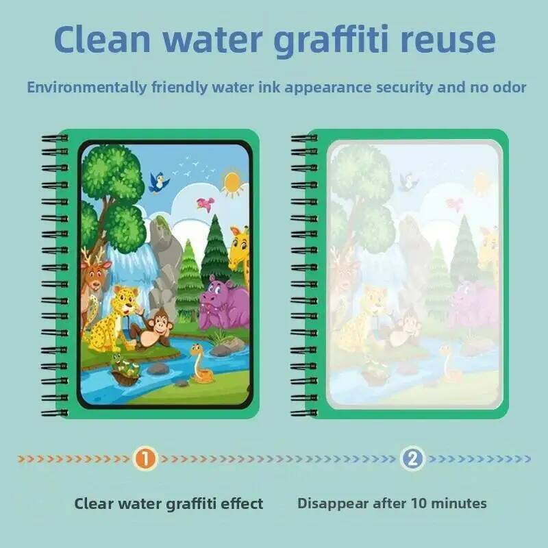 Sihirli Kitap Su Çizim Kitabı  - Reusable Water Magic Coloring Book incelemesi ve fiyatı