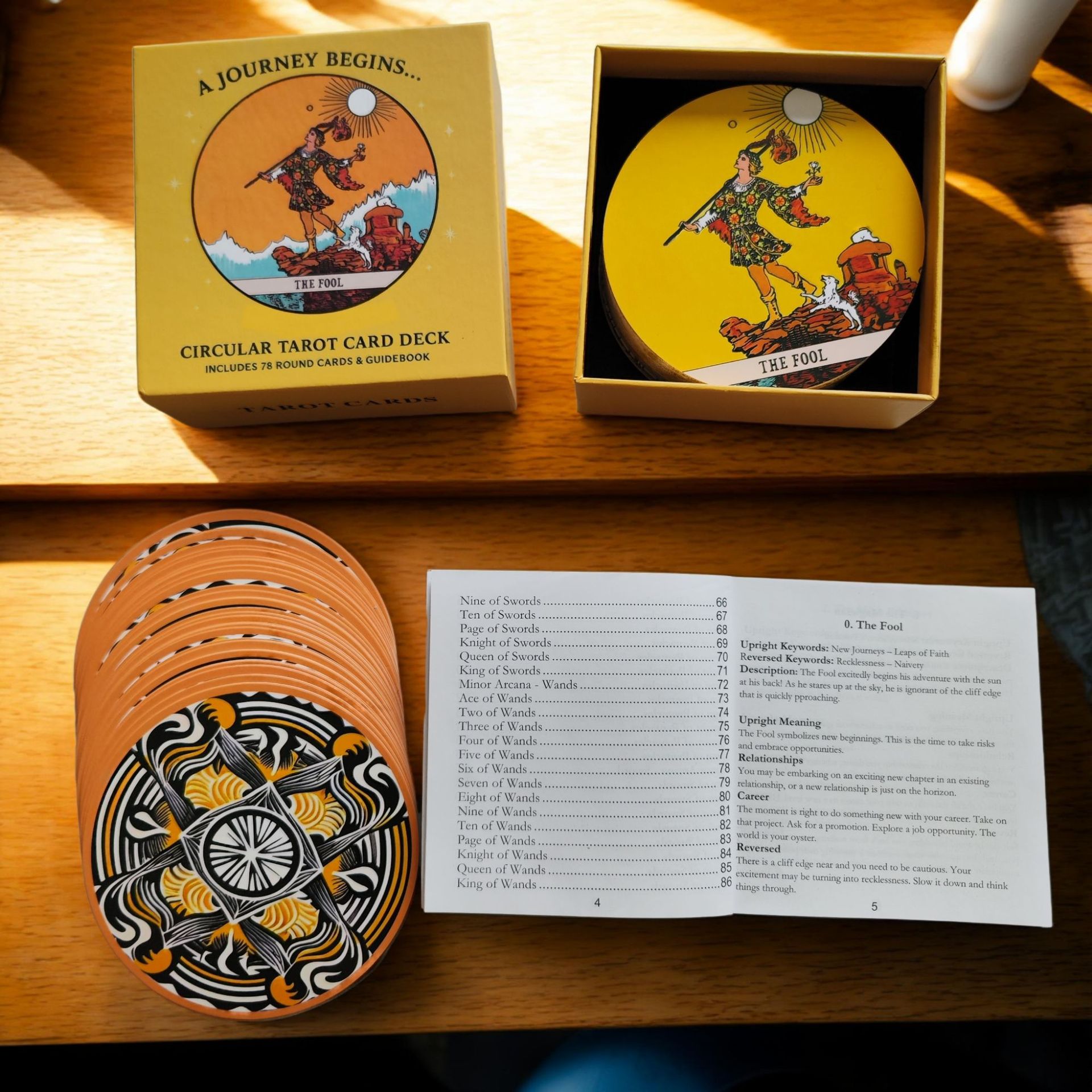 Dairesel Tarot Kartları Seti,  - Tarot Deck With Guidebook incelemesi ve fiyatı